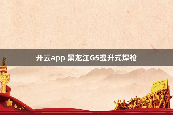 开云app 黑龙江G5提升式焊枪